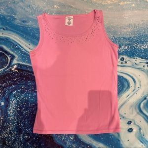 pink y2k tank top